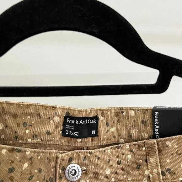 Frank & Oak | Paint-splatter pants NWT - Picture 3 of 5